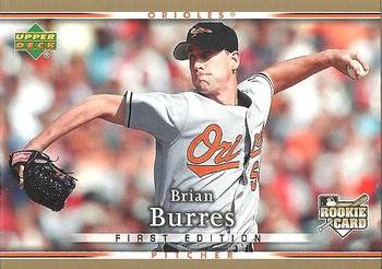 2007 Upper Deck First Edition #3 Brian Burres Front