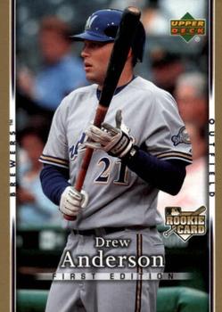 2007 Upper Deck First Edition #24 Drew Anderson Front