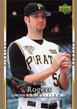 2007 Upper Deck First Edition #33 Brian Rogers Front