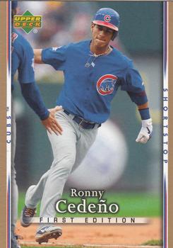 2007 Upper Deck First Edition #187 Ronny Cedeno Front