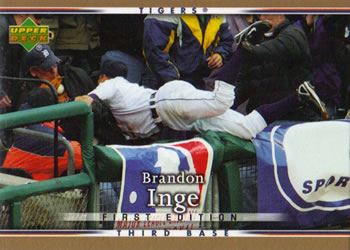2007 Upper Deck First Edition #85 Brandon Inge Front