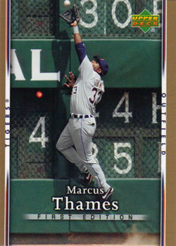 2007 Upper Deck First Edition #88 Marcus Thames Front