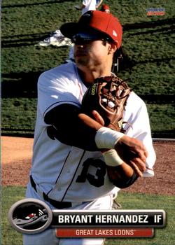 2010 Choice Great Lakes Loons #10 Bryant Hernandez Front