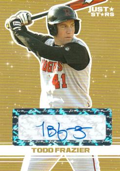 2008 Just Autographs - Just Stars Gold #11 Todd Frazier Front