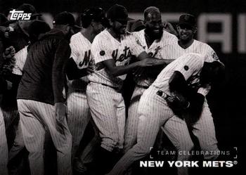 2019 Topps On-Demand Black and White - Team Celebration #TC-7 New York Mets Front
