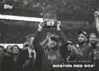 2019 Topps On-Demand Black and White - 2018 Champions and Awards #AW-3 Boston Red Sox Front
