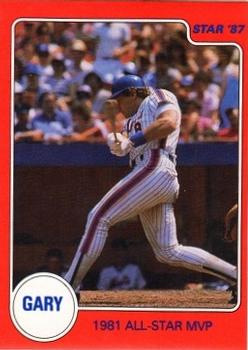 1987 Star Gary Carter - Stickers #NNO Gary Carter Front