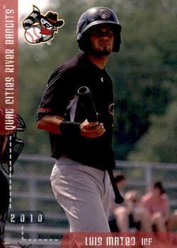 2010 Grandstand Quad Cities River Bandits #NNO Luis Mateo Front