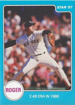 1987 Star Roger Clemens - Stickers #NNO Roger Clemens Front