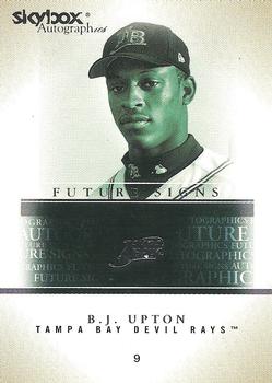 2005 SkyBox Autographics - Future Signs #15FS B.J. Upton Front