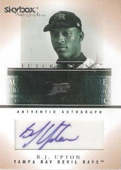 2005 SkyBox Autographics - Future Signs Autograph Platinum #FSA-BU B.J. Upton Front