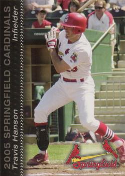 2005 MultiAd Springfield Cardinals SGA #14 Travis Hanson Front