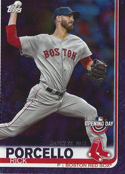 2019 Topps Opening Day - Purple #14 Rick Porcello Front