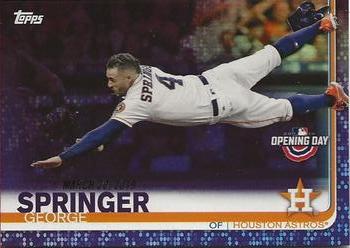 2019 Topps Opening Day - Purple #40 George Springer Front