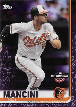 2019 Topps Opening Day - Purple #44 Trey Mancini Front
