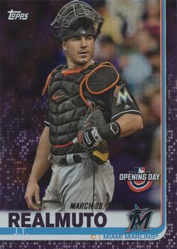 2019 Topps Opening Day - Purple #60 J.T. Realmuto Front