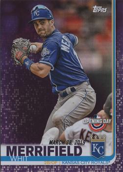 2019 Topps Opening Day - Purple #71 Whit Merrifield Front