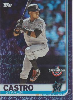 2019 Topps Opening Day - Purple #87 Starlin Castro Front