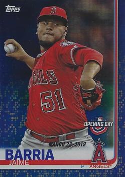 2019 Topps Opening Day - Purple #90 Jaime Barria Front