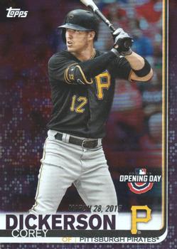 2019 Topps Opening Day - Purple #171 Corey Dickerson Front