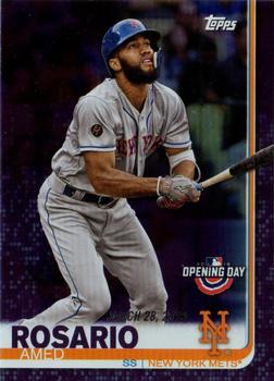 2019 Topps Opening Day - Purple #173 Amed Rosario Front