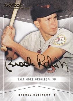 2005 SkyBox Autographics - Insignia #75 Brooks Robinson Front