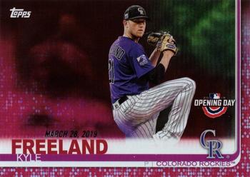2019 Topps Opening Day - Red #2 Kyle Freeland Front
