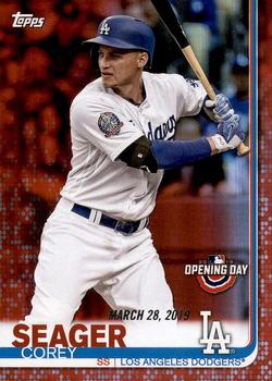 2019 Topps Opening Day - Red #5 Corey Seager Front