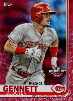 2019 Topps Opening Day - Red #6 Scooter Gennett Front