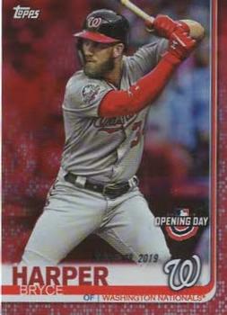 2019 Topps Opening Day - Red #22 Bryce Harper Front