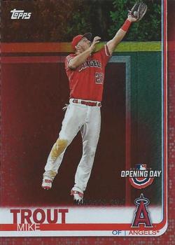 2019 Topps Opening Day - Red #24 Mike Trout Front