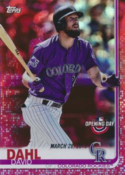 2019 Topps Opening Day - Red #29 David Dahl Front