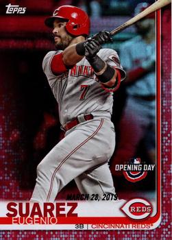 2019 Topps Opening Day - Red #30 Eugenio Suarez Front