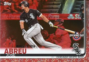 2019 Topps Opening Day - Red #37 Jose Abreu Front