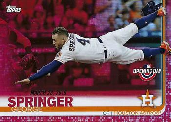 2019 Topps Opening Day - Red #40 George Springer Front