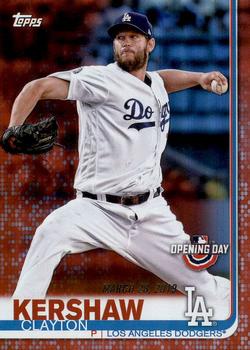 2019 Topps Opening Day - Red #46 Clayton Kershaw Front