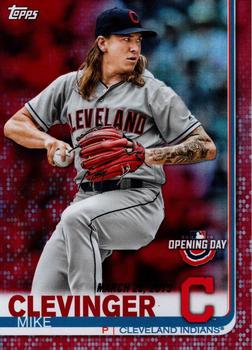 2019 Topps Opening Day - Red #50 Mike Clevinger Front