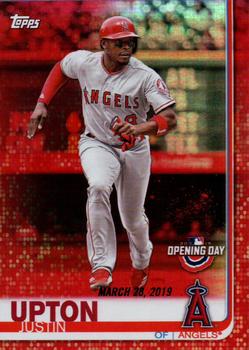 2019 Topps Opening Day - Red #56 Justin Upton Front