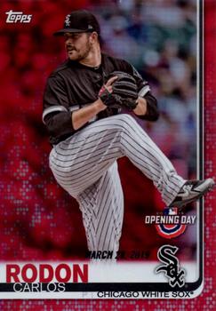 2019 Topps Opening Day - Red #57 Carlos Rodon Front