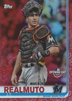 2019 Topps Opening Day - Red #60 J.T. Realmuto Front