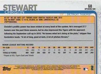 2019 Topps Opening Day - Red #68 Christin Stewart Back