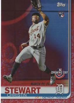 2019 Topps Opening Day - Red #68 Christin Stewart Front