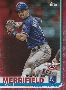 2019 Topps Opening Day - Red #71 Whit Merrifield Front