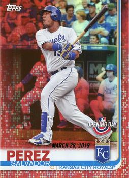 2019 Topps Opening Day - Red #75 Salvador Perez Front