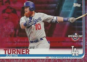 2019 Topps Opening Day - Red #79 Justin Turner Front