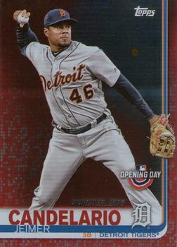2019 Topps Opening Day - Red #81 Jeimer Candelario Front