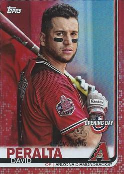 2019 Topps Opening Day - Red #92 David Peralta Front