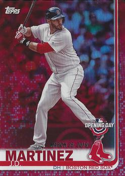 2019 Topps Opening Day - Red #93 J.D. Martinez Front