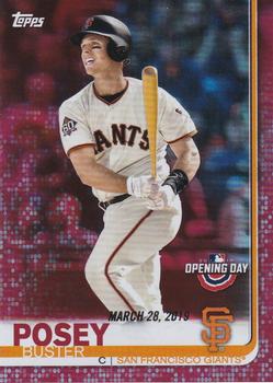 2019 Topps Opening Day - Red #105 Buster Posey Front