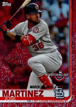 2019 Topps Opening Day - Red #108 Jose Martinez Front